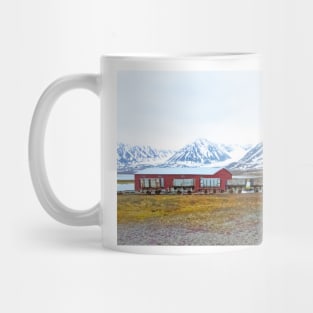 Ny-Alesund locomotive, Svalbard, Norway Mug